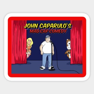 John Caparulo's Mad Cap Comedy Sticker